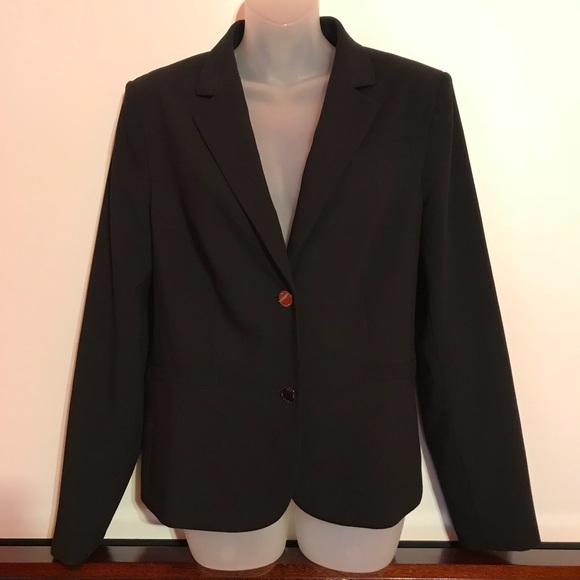 Calvin Klein Jackets & Blazers - Calvin Klein Womens Black Two Button Suit Jacket